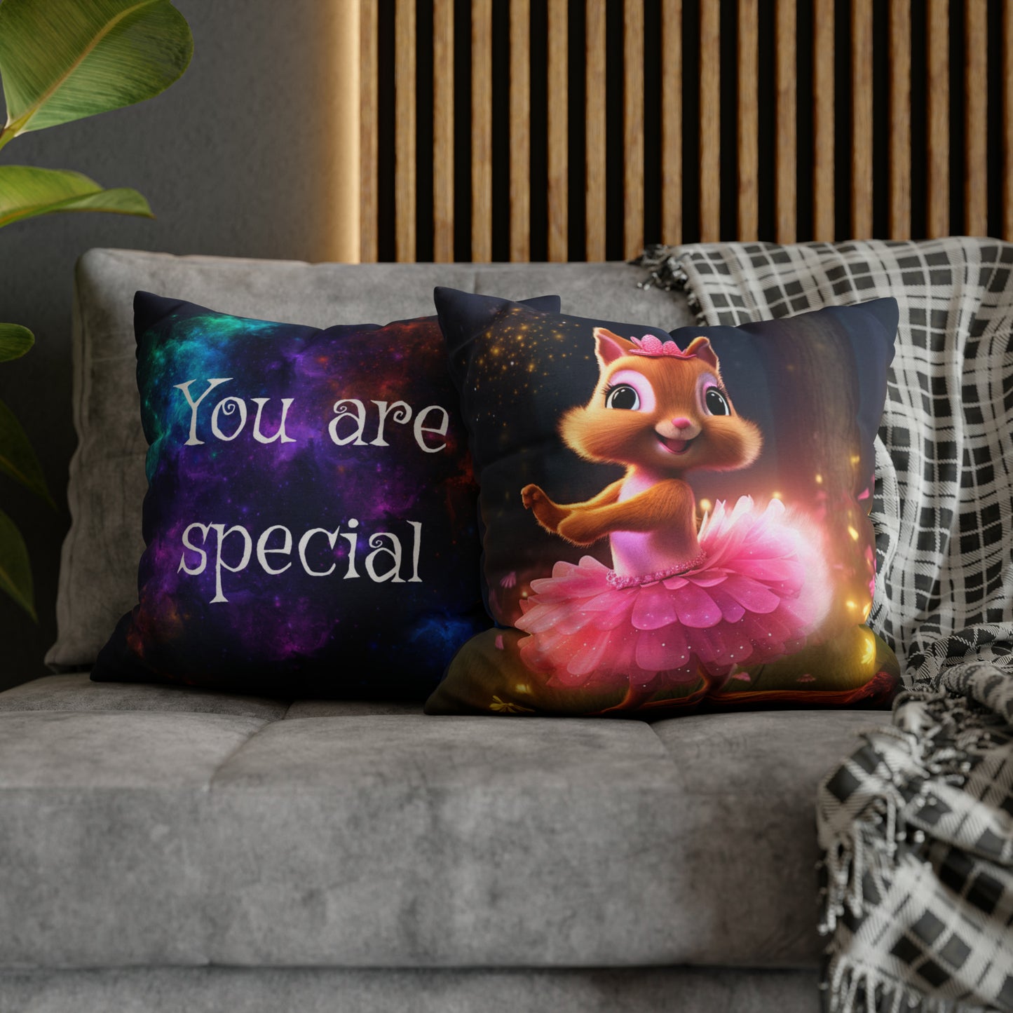 Cojín Cuadrado - Linda Bailarina Lily