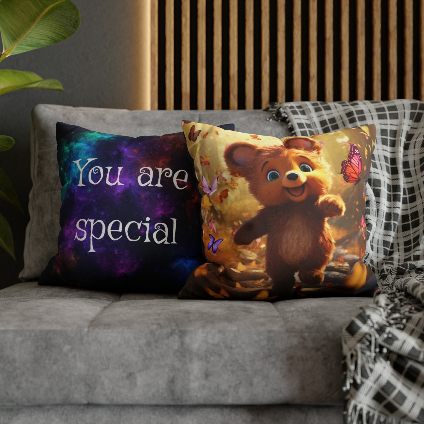 Almohada Cuadrada - La Aventura de las Mariposas de Benny