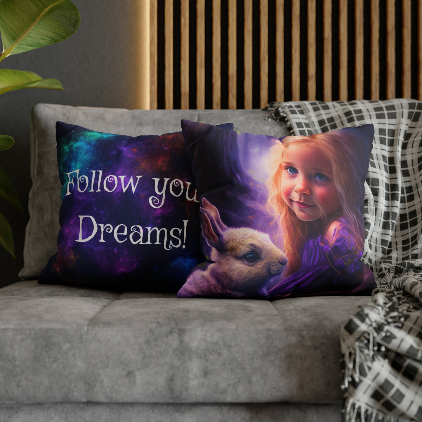 Cojín Cuadrado - Lucy y el Bosque Encantado 2