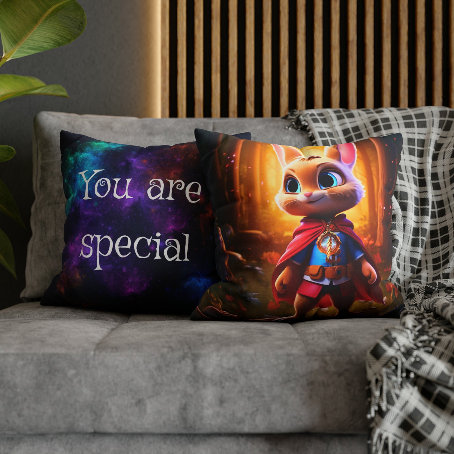 Almohada Cuadrada - Superhéroe Benny