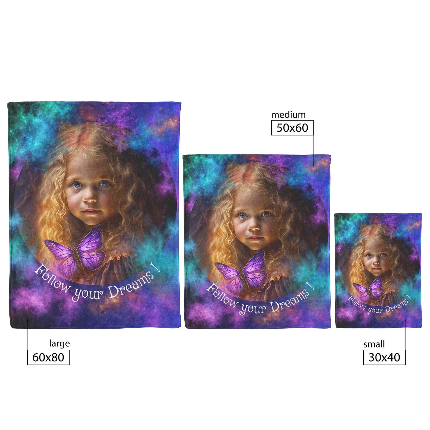 Fleece Blanket - Lucy and the Enchanted Forest 3
