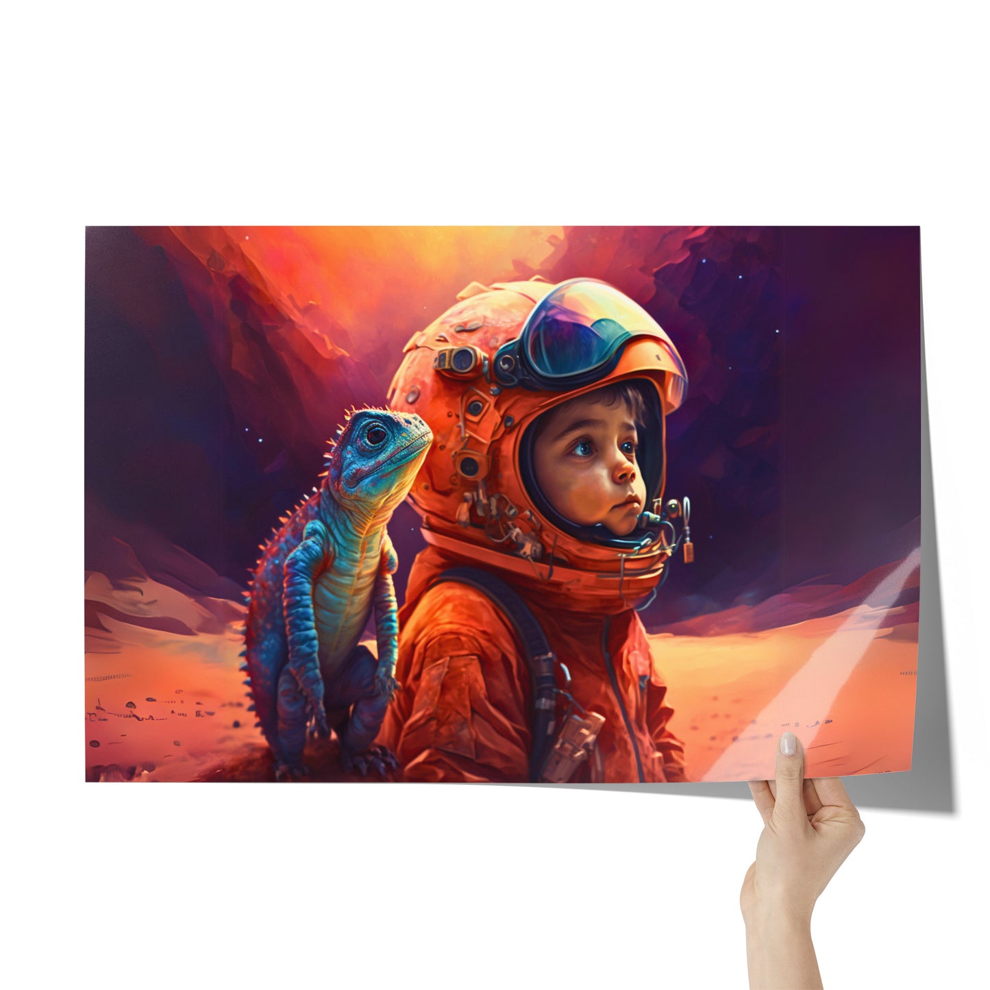 Póster 20" x 30" - Las aventuras de Liam en el espacio