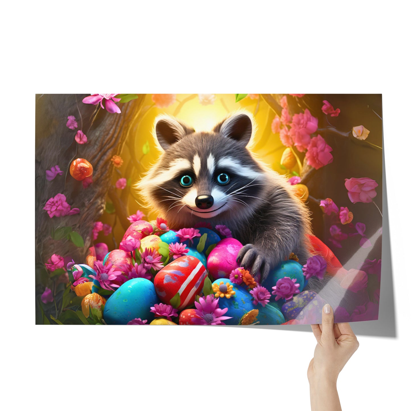 Póster 20" x 30" - El mapache que robó la Pascua