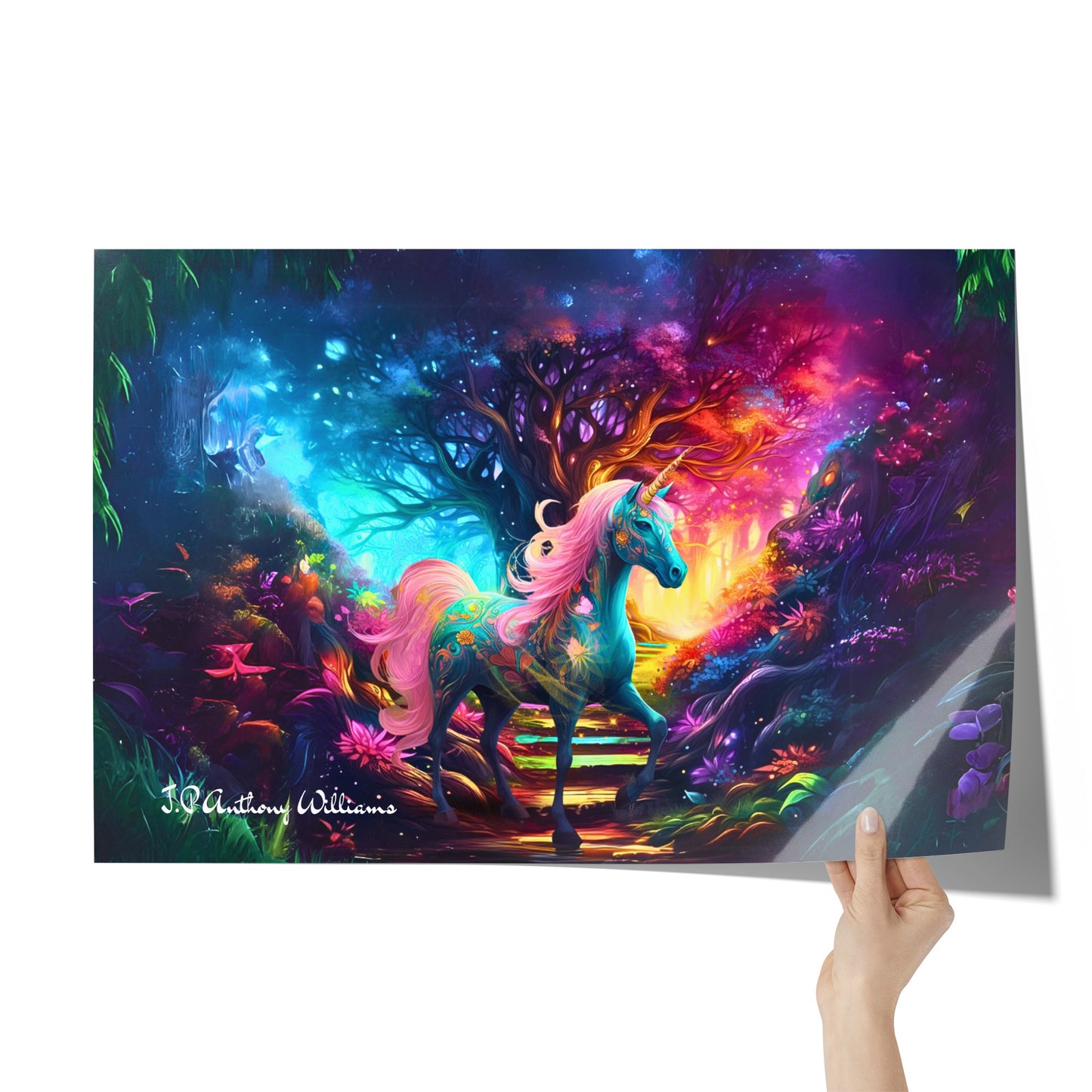 Póster 20" x 30" - Unicornio Luna