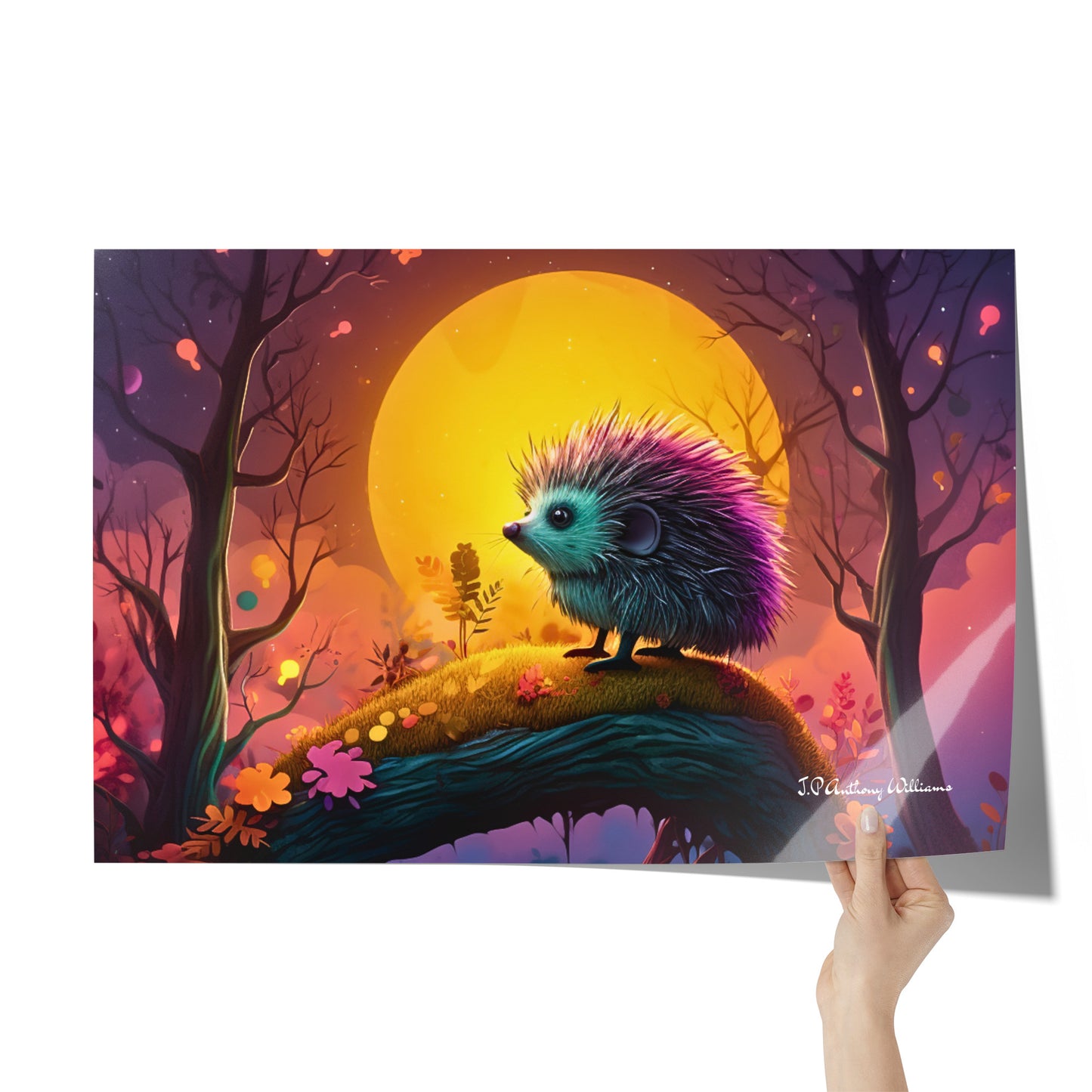 Poster 20" x 30" - Cute Hedgehog