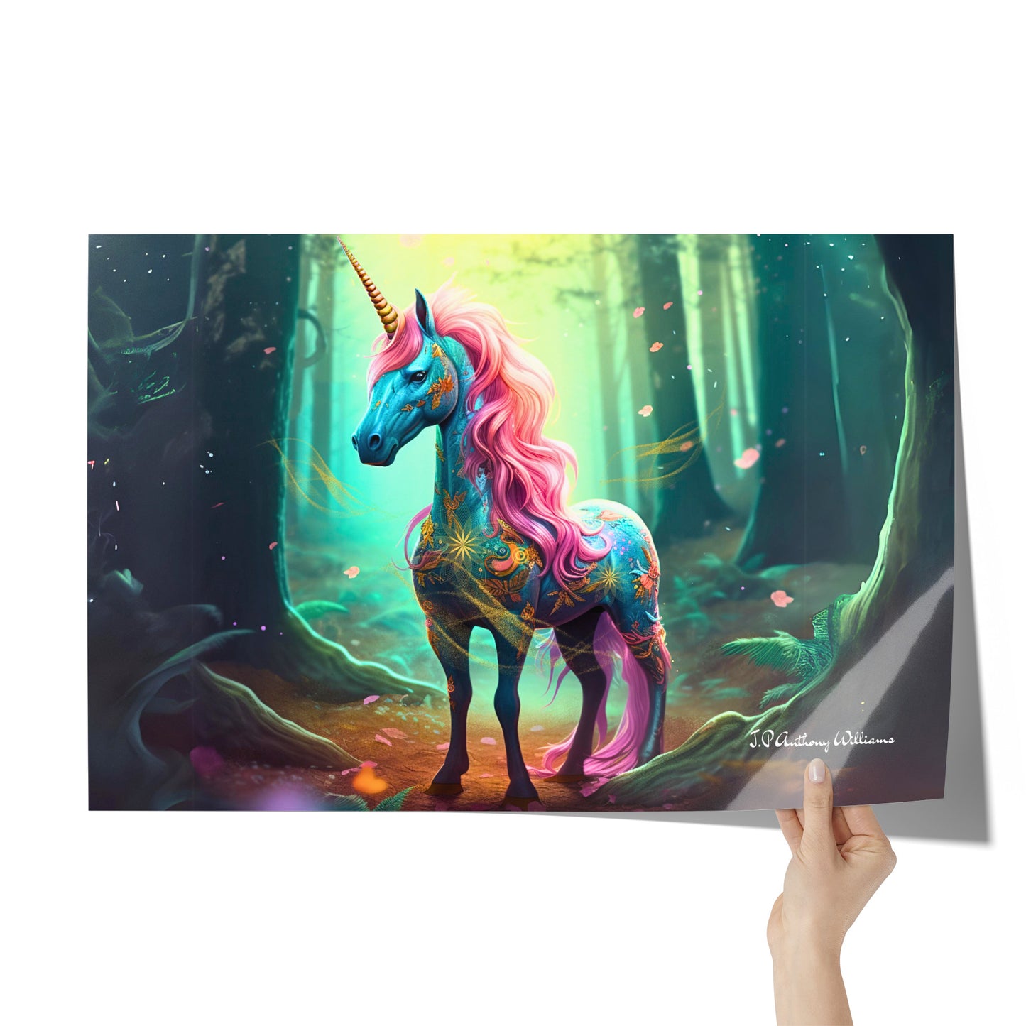 Poster 20" x 30" - Unicorn Luna 2