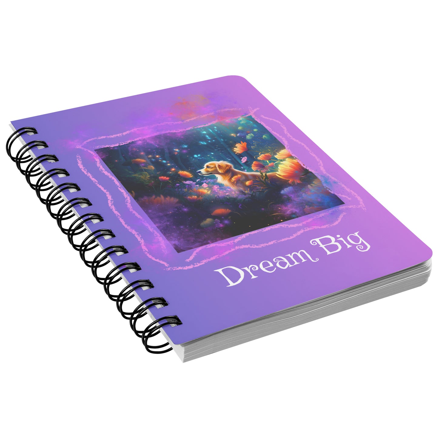 Cuaderno de espiral - Lindo perro Golden Retriever 2