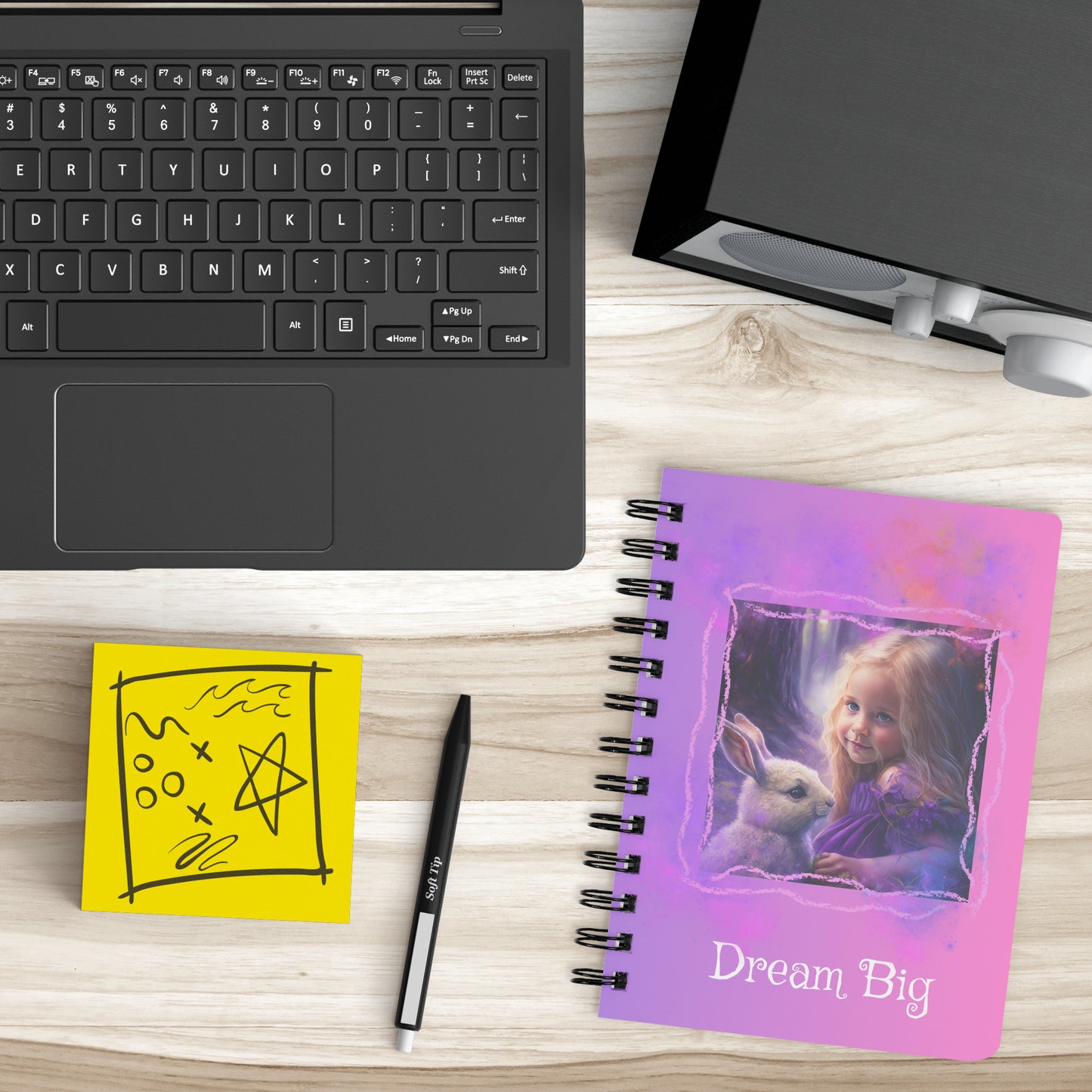 Spiral Notebook - Lucy and the Enchanted Forest 2