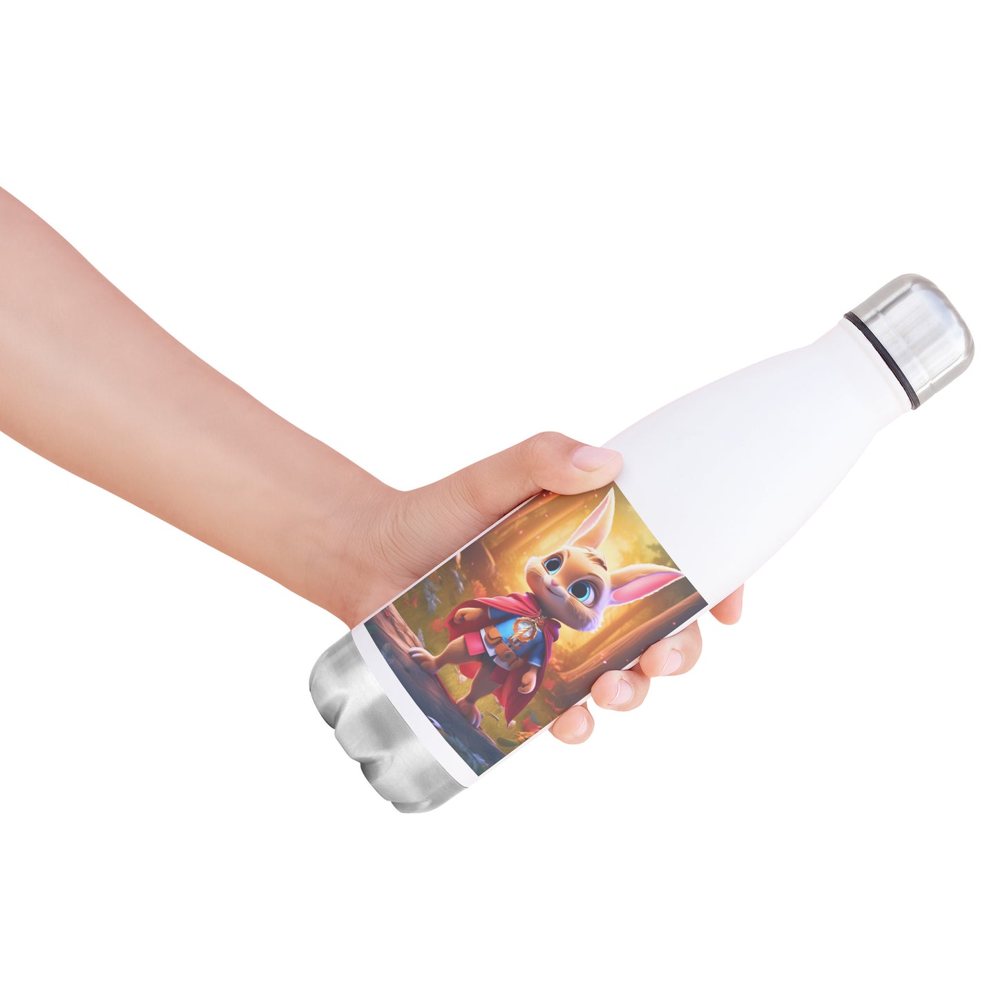 Water Bottle - Benny the Superhero Rabbit