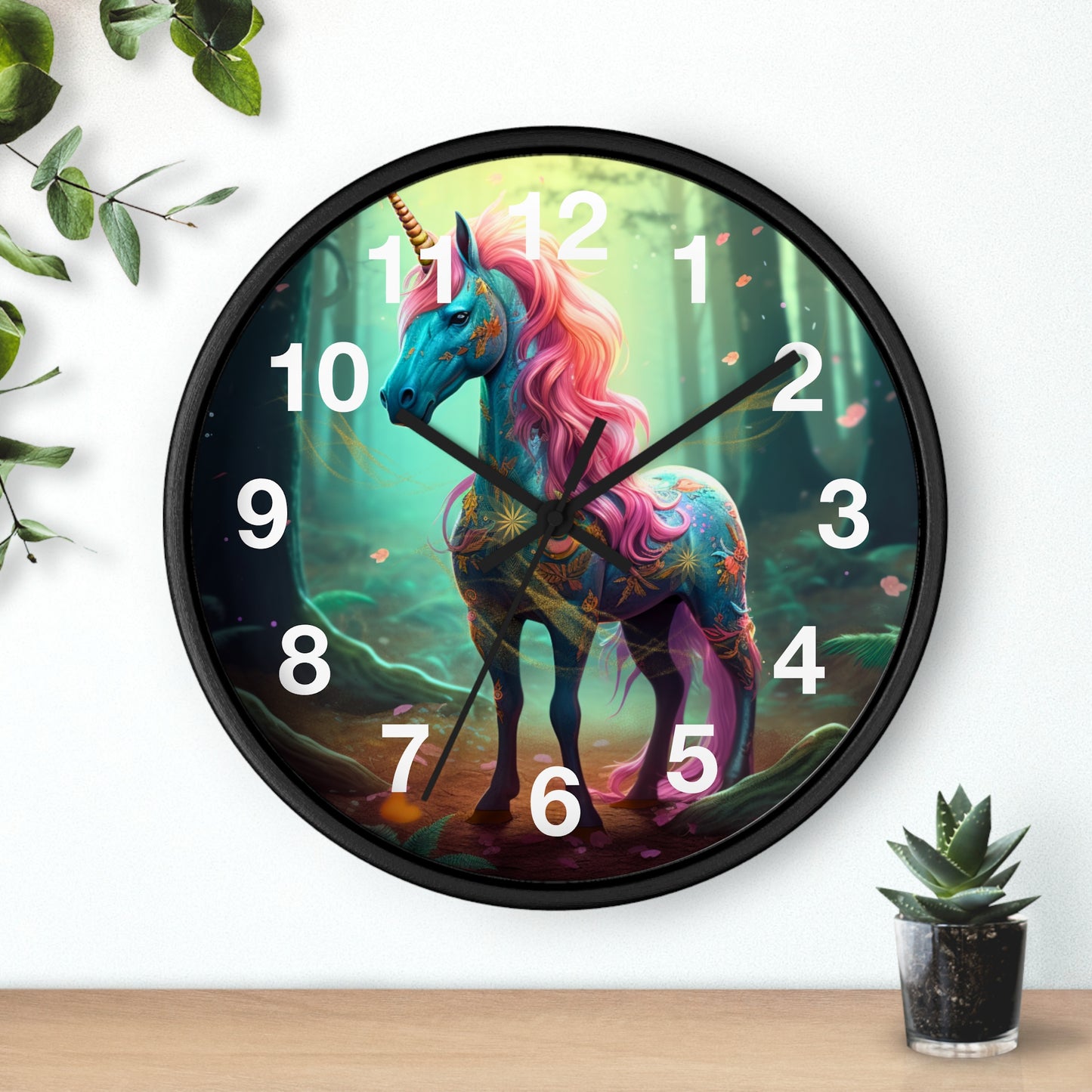 Reloj de Pared - Unicornio Luna