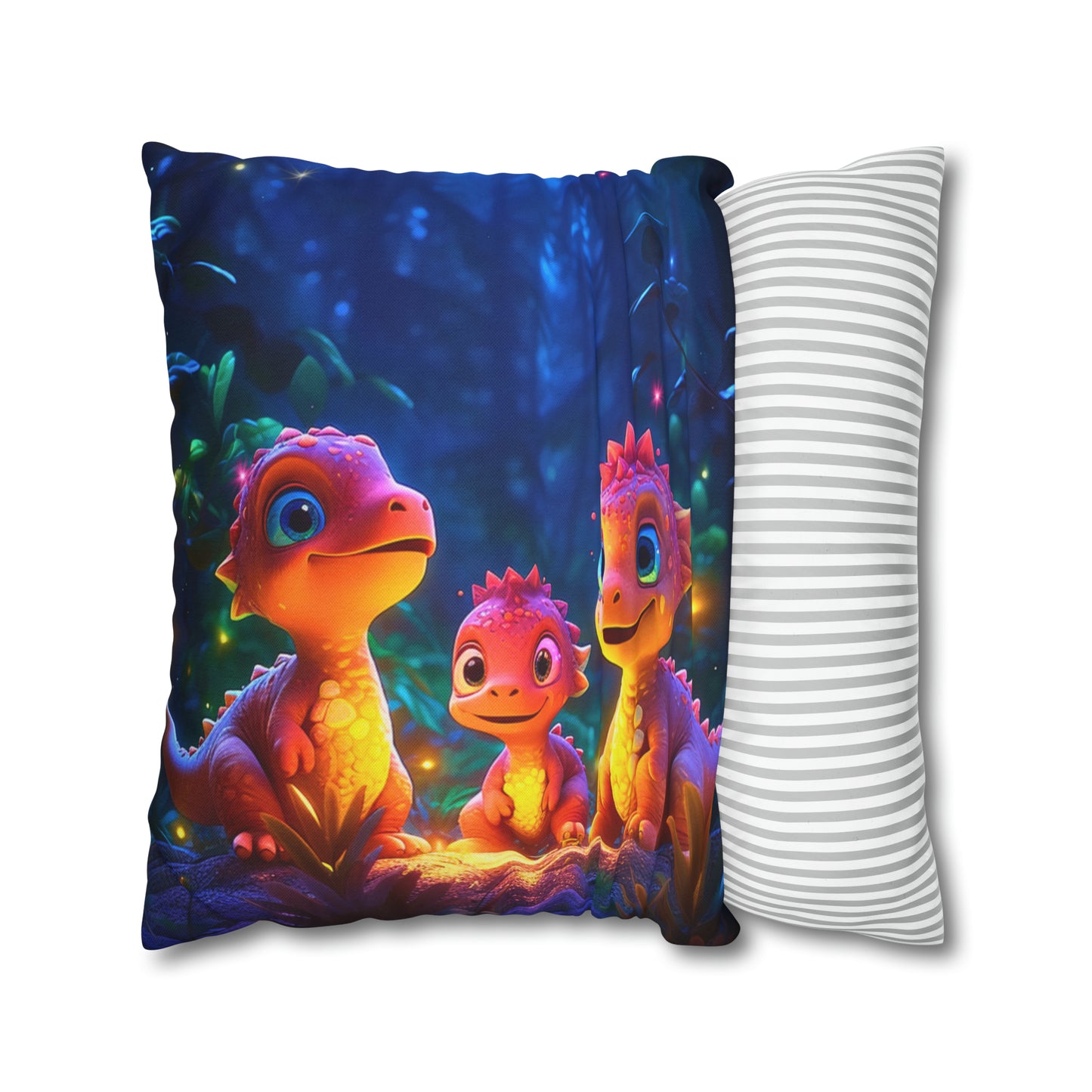 Square Pillow - Cute Dinosaur 1