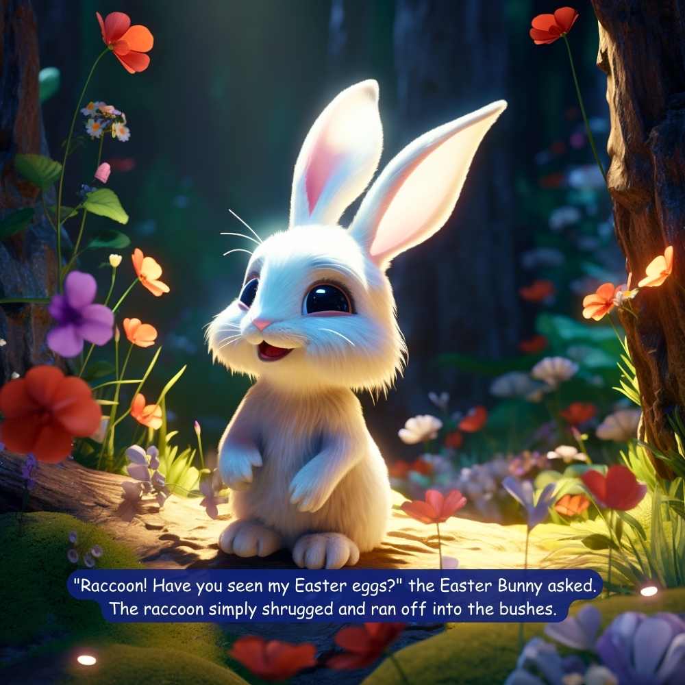 The Raccoon Who Stole Easter (Paperback with Coloring Pages)