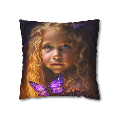 Square Pillow - Lucy and the Enchanted Forest 3