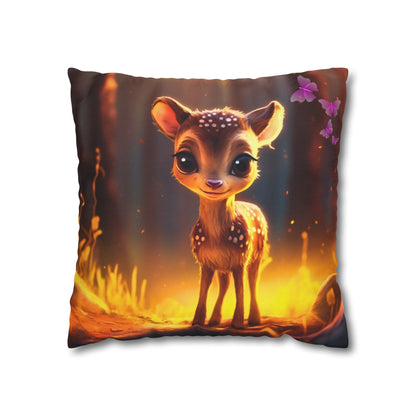 Square Pillow - Cute Deer