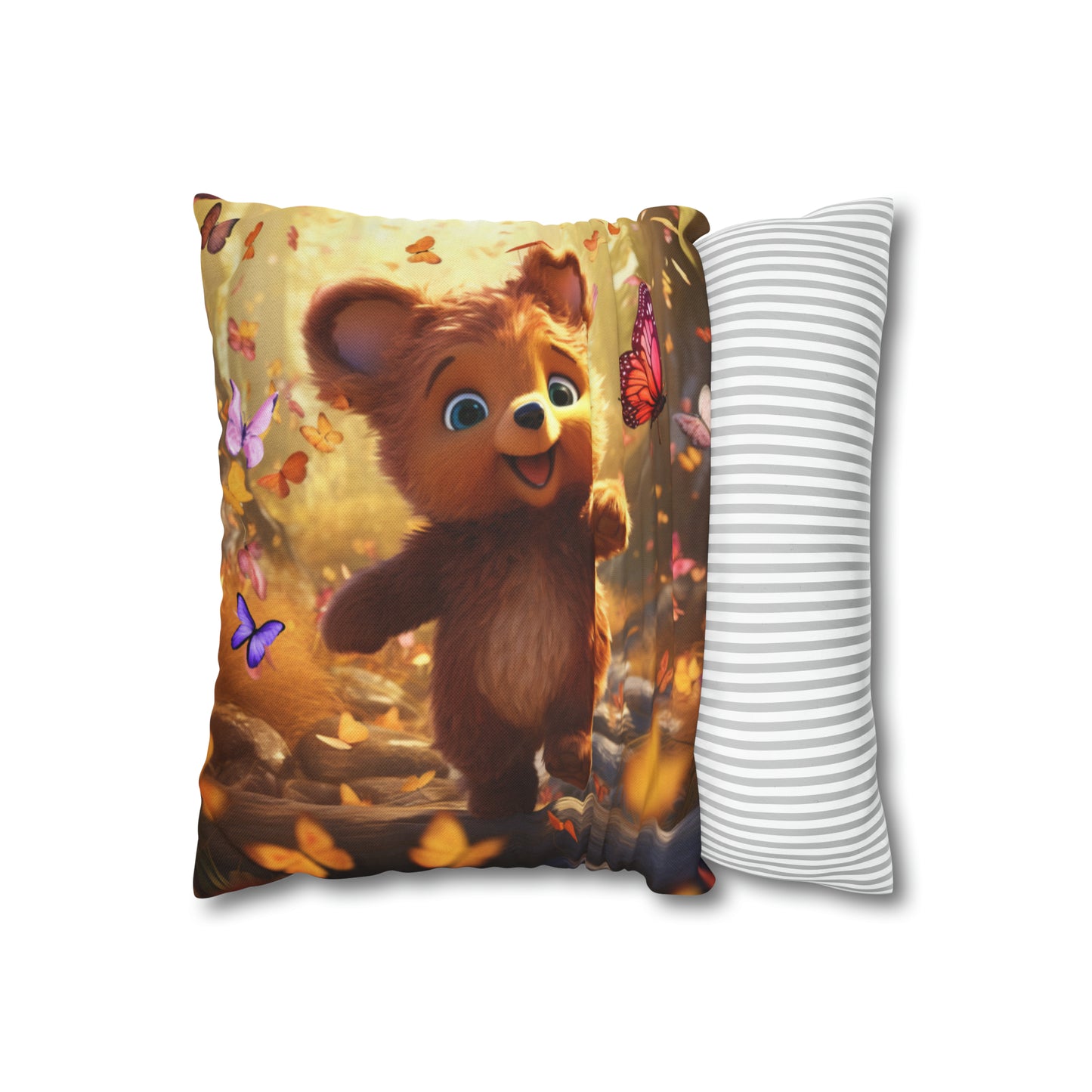 Square Pillow - Benny's Butterfly Adventure