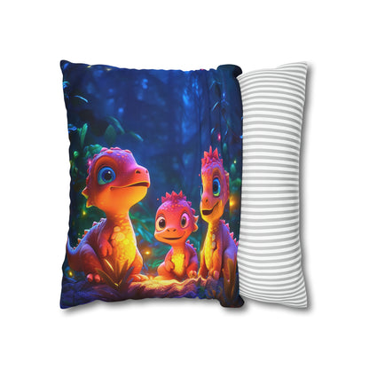 Square Pillow - Cute Dinosaur 1