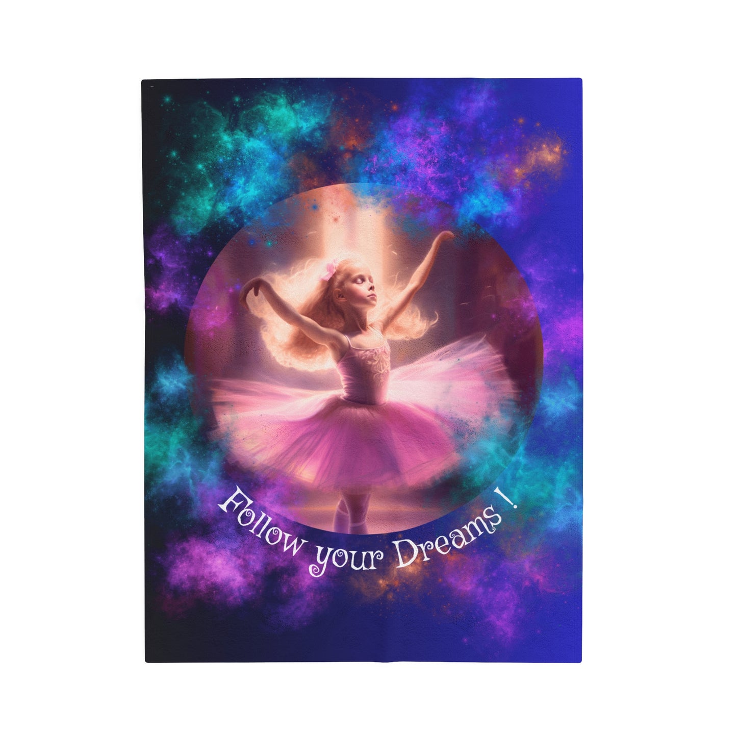 Manta de felpa de pana - El sueño de la bailarina de Sophie
