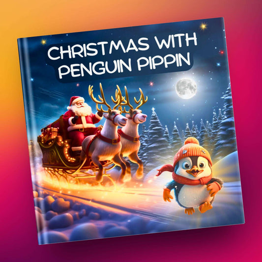 Christmas with Penguin Pippin (with Coloring Pages)