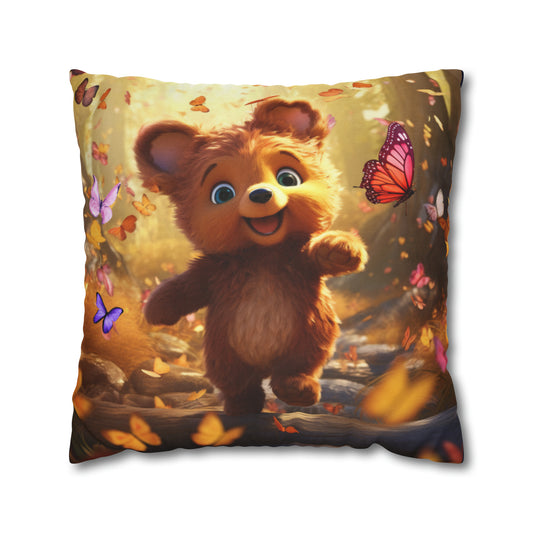 Square Pillow - Benny's Butterfly Adventure