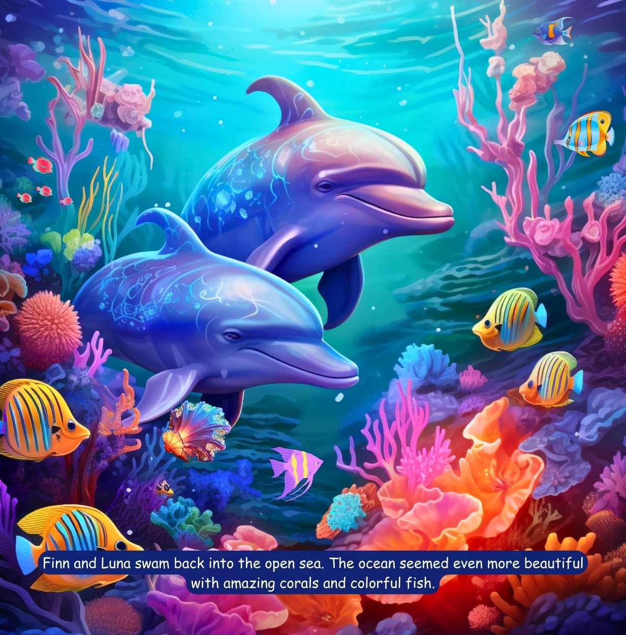 Una búsqueda del tesoro submarina (con páginas para colorear)