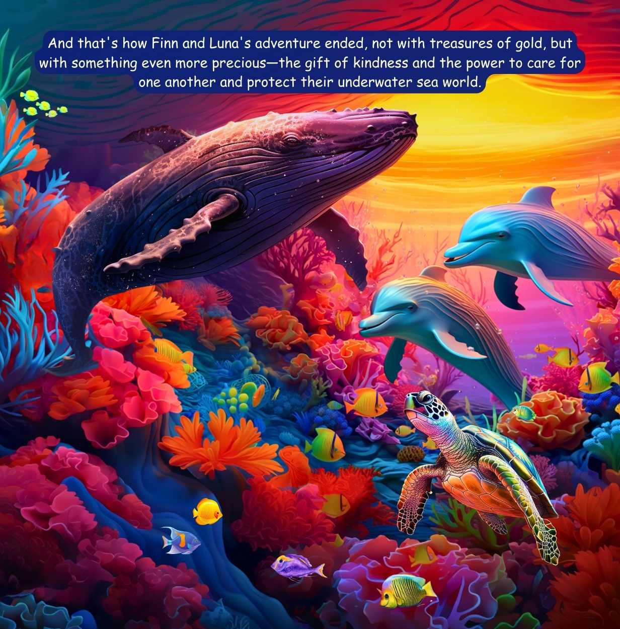 Una búsqueda del tesoro submarina (con páginas para colorear)