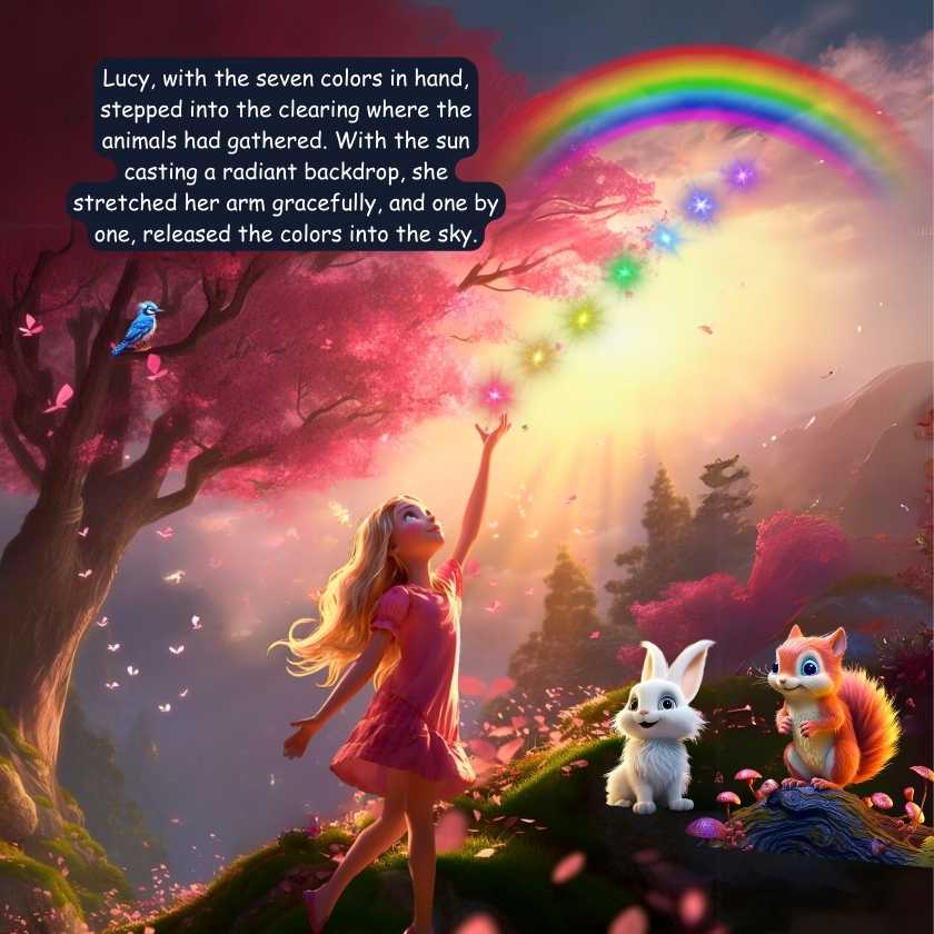 Lucy and the Valentine Rainbow (Paperback with Coloring Pages)