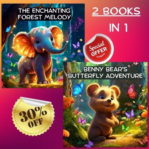 Melodías del bosque y la aventura de las mariposas de Benny (2 libros por el precio de 1)
