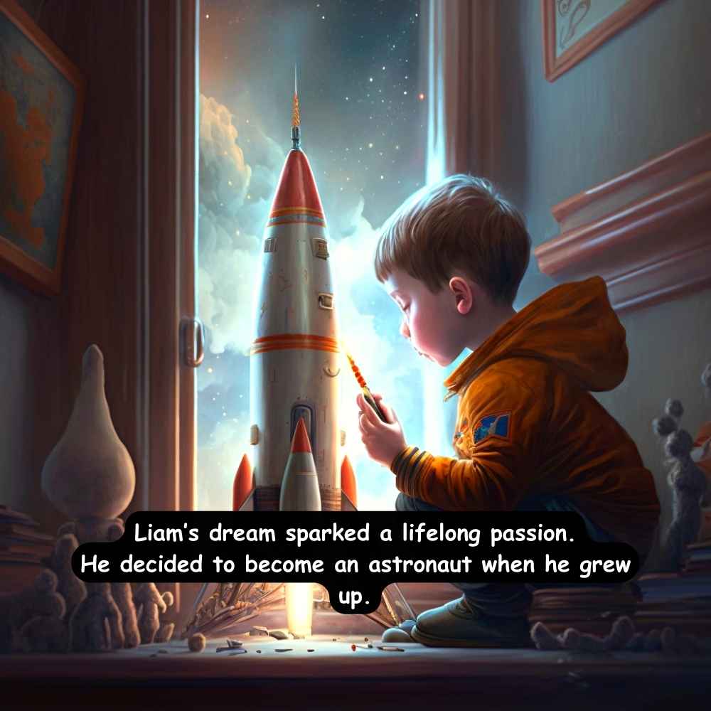 Liam's Adventures in Space (Paperback with coloring pages)