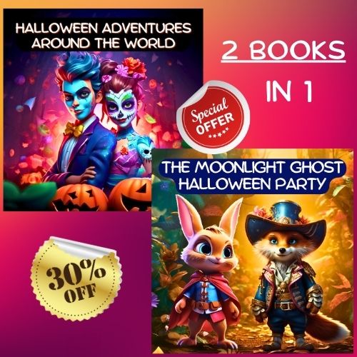 Magia de Halloween alrededor del mundo (2 libros por el precio de 1)