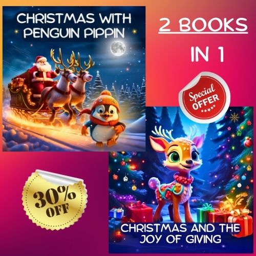 La magia navideña y la alegría de dar (2 libros por el precio de 1) 