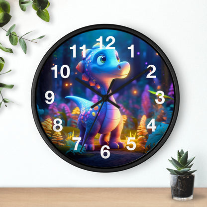 Wall Clock - Cute Dino