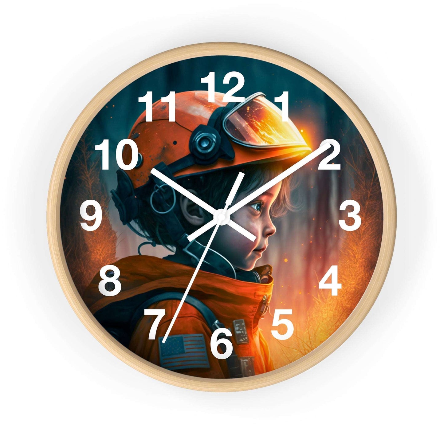 Wall Clock - Jimmy the Firefighter