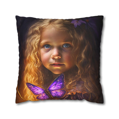 Square Pillow - Lucy and the Enchanted Forest 3