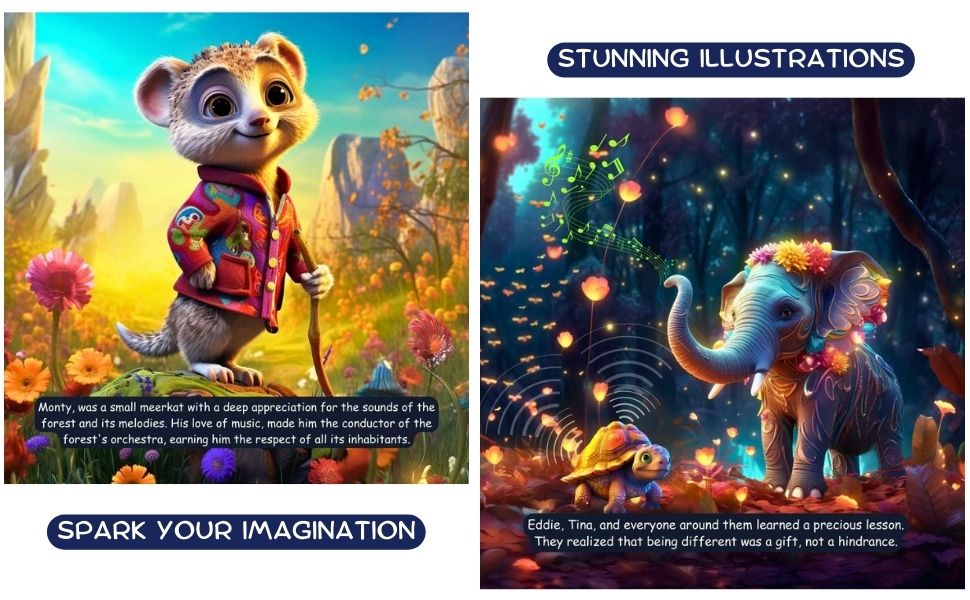 The Enchanting Forest Melody (Paperback with Coloring Pages)