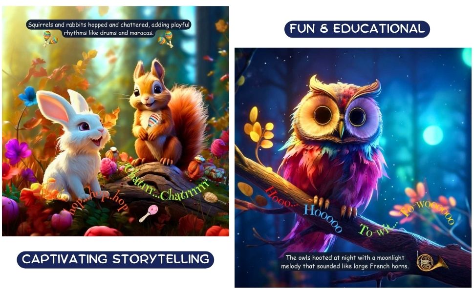 The Enchanting Forest Melody (Paperback with Coloring Pages)