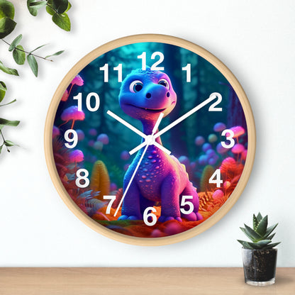 Wall Clock - Cute Dino 2