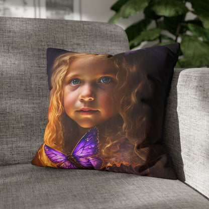 Square Pillow - Lucy and the Enchanted Forest 3