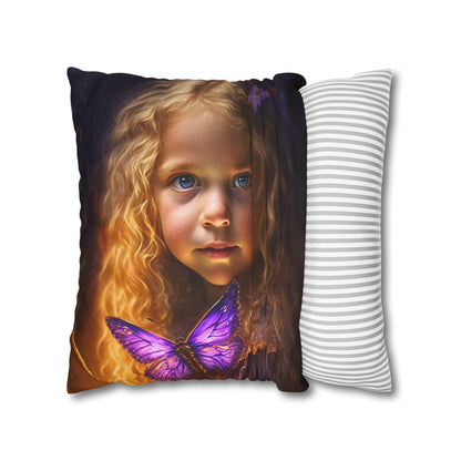 Square Pillow - Lucy and the Enchanted Forest 3