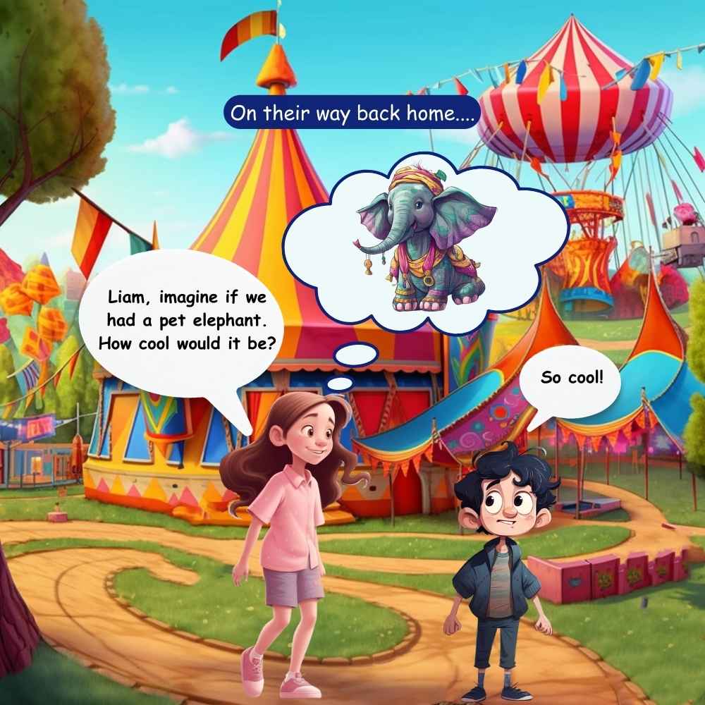 If Only I Had A Pet Elephant (Paperback with coloring pages)