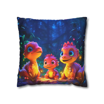 Square Pillow - Cute Dinosaur 1