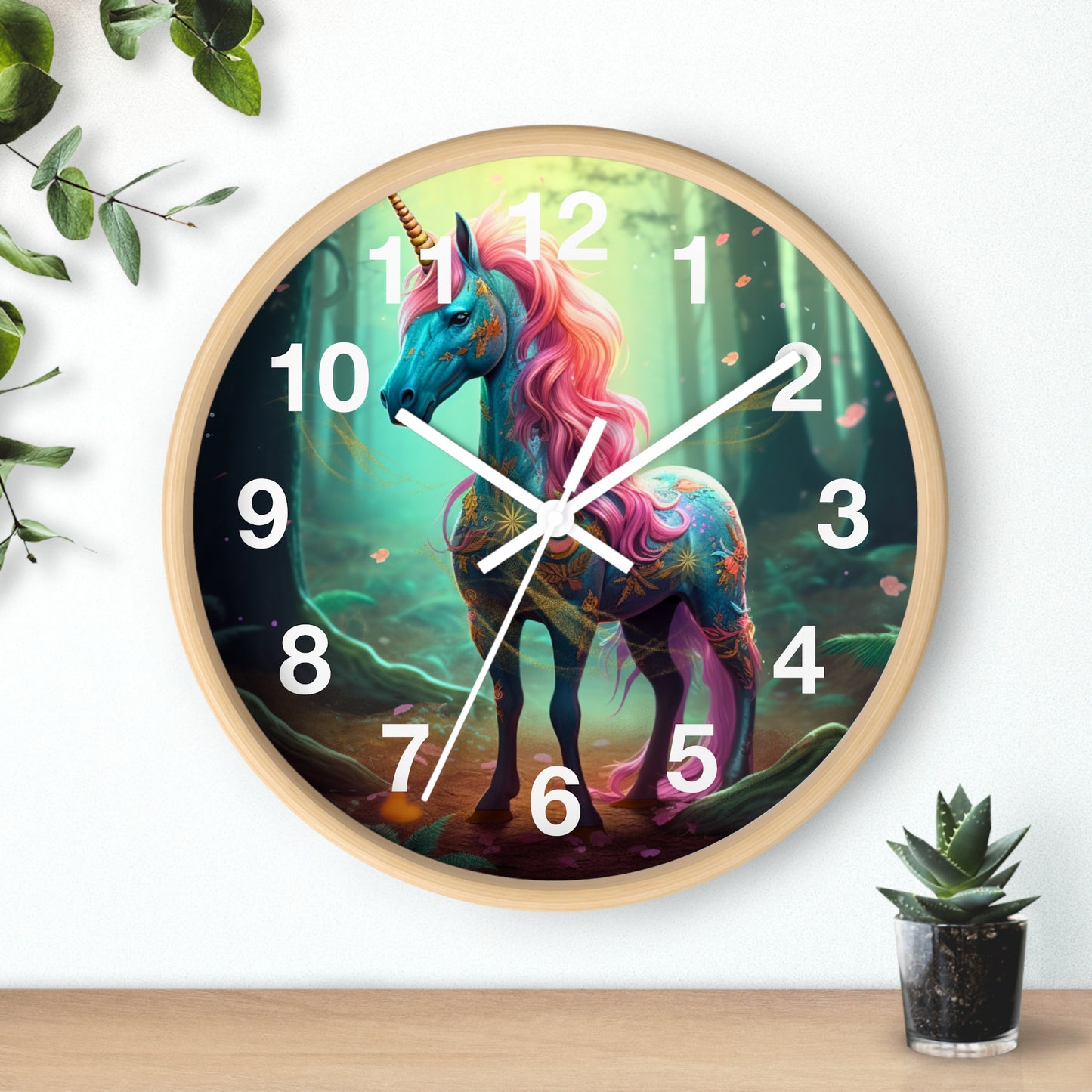 Reloj de Pared - Unicornio Luna