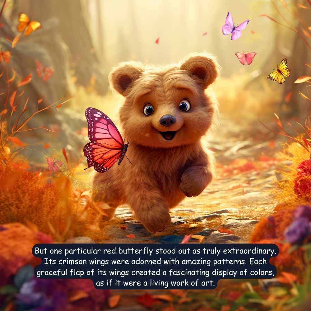 Benny Bear's Butterfly Adventure (Paperback with Coloring Pages)