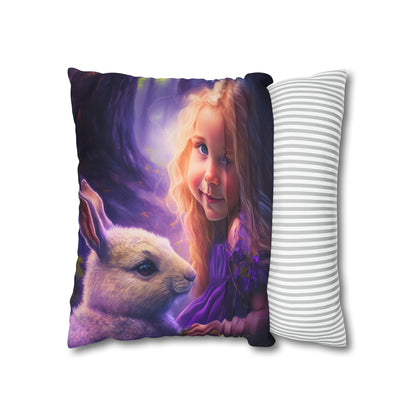 Square Pillow - Lucy and the Enchanted Forest 2