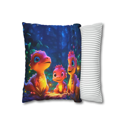 Square Pillow - Cute Dinosaur 1