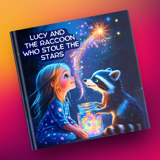 Lucy and the Raccoon Who Stole the Stars (Paperback with Coloring Book)