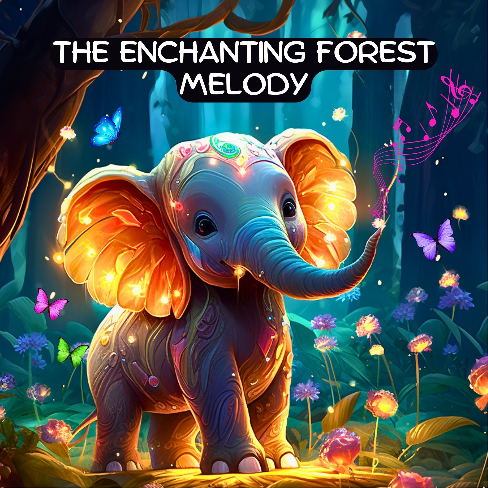 The Enchanting Forest Melody (Paperback with Coloring Pages)