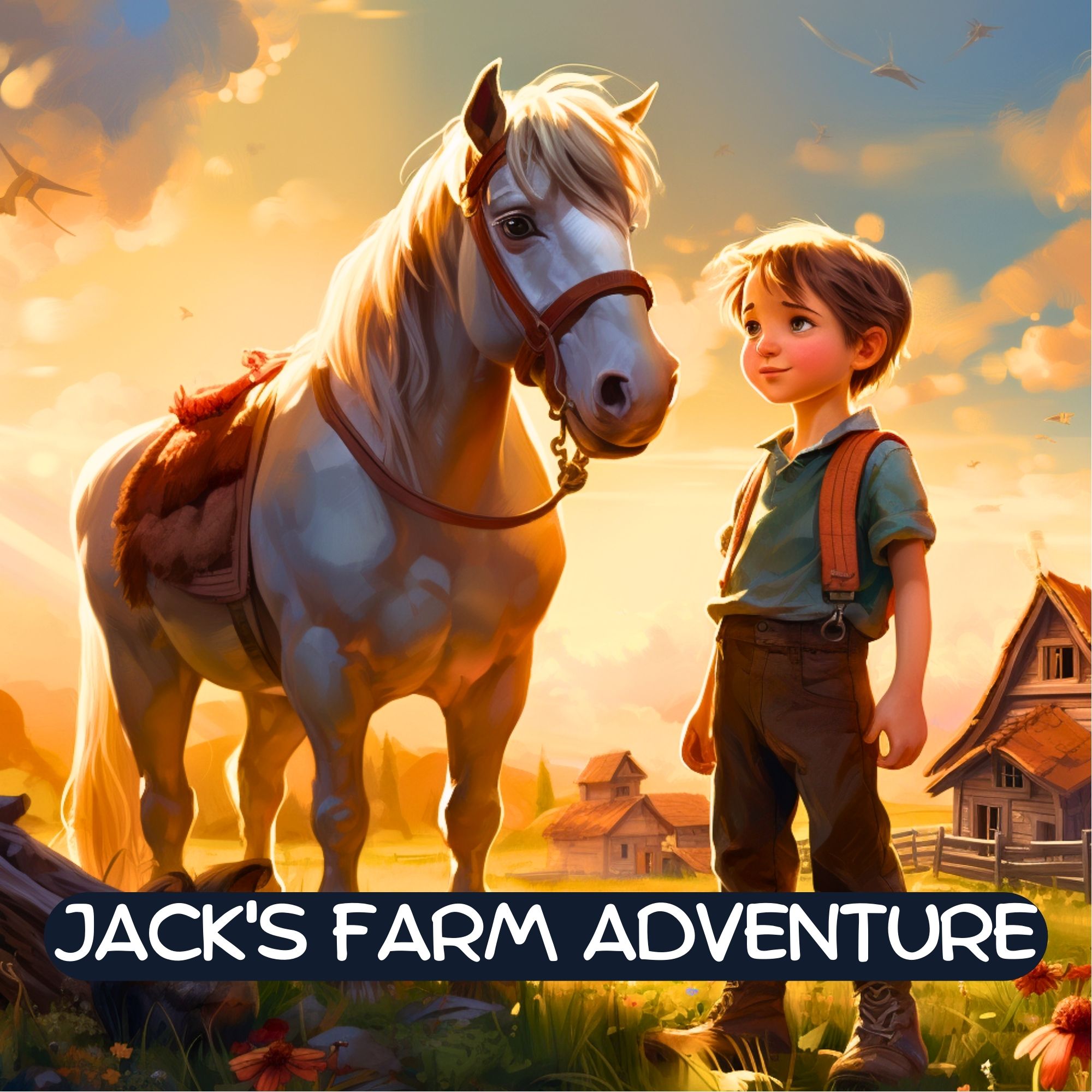 Jack's Farm Adventure (Paperback with Coloring Pages)