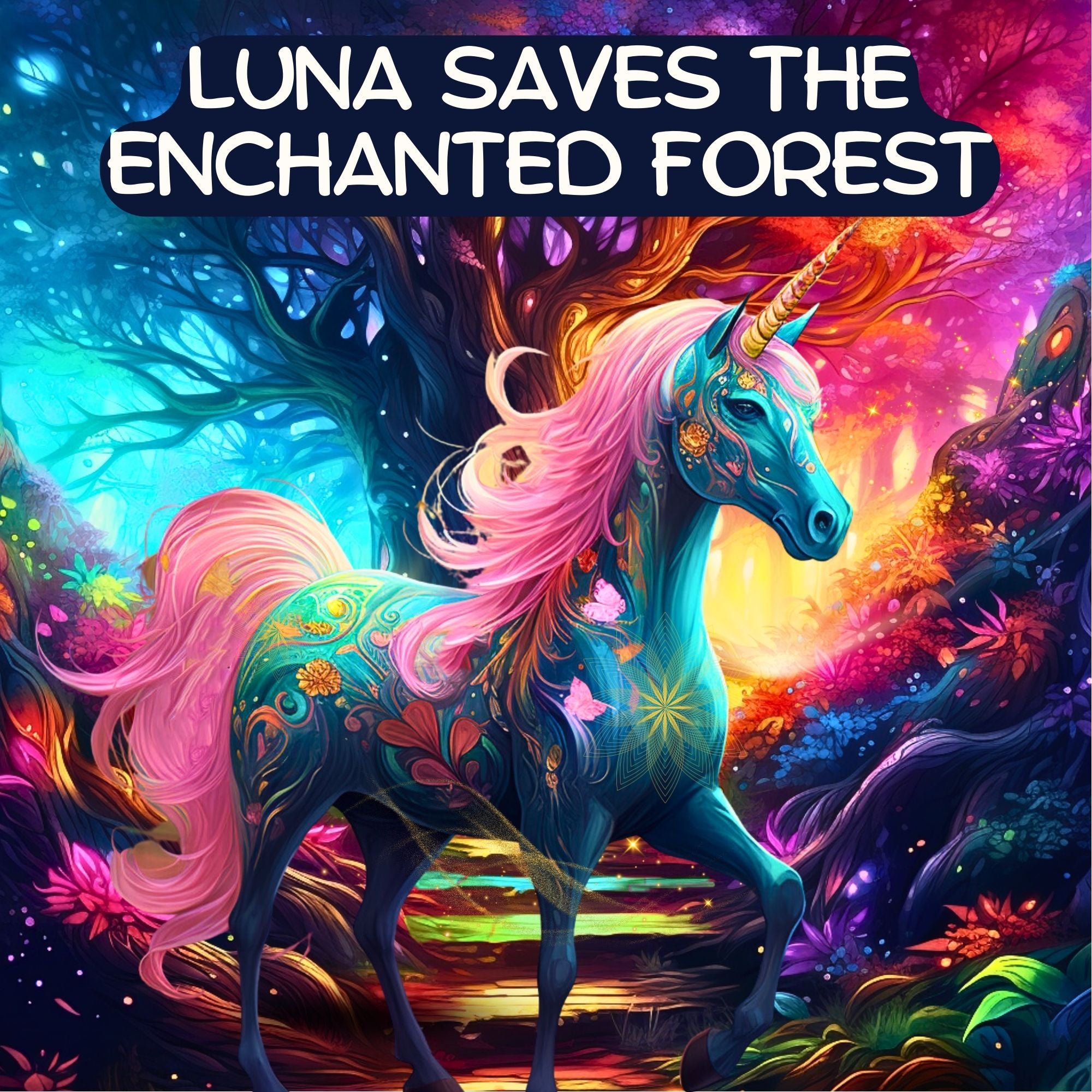 Luna Saves the Enchanted Forest (Paperback with Coloring Pages)