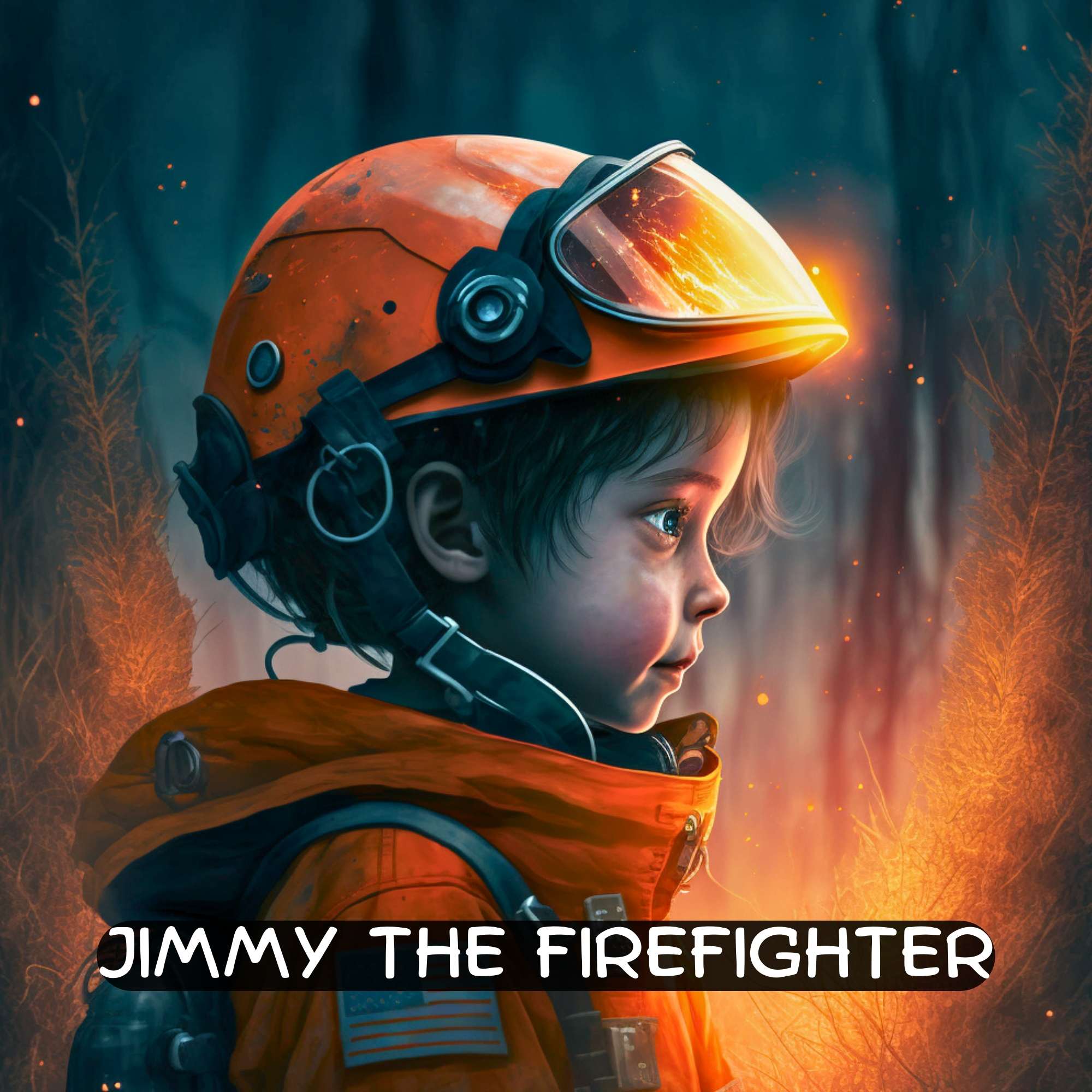Jimmy the Firefighter (Paperback with coloring pages)