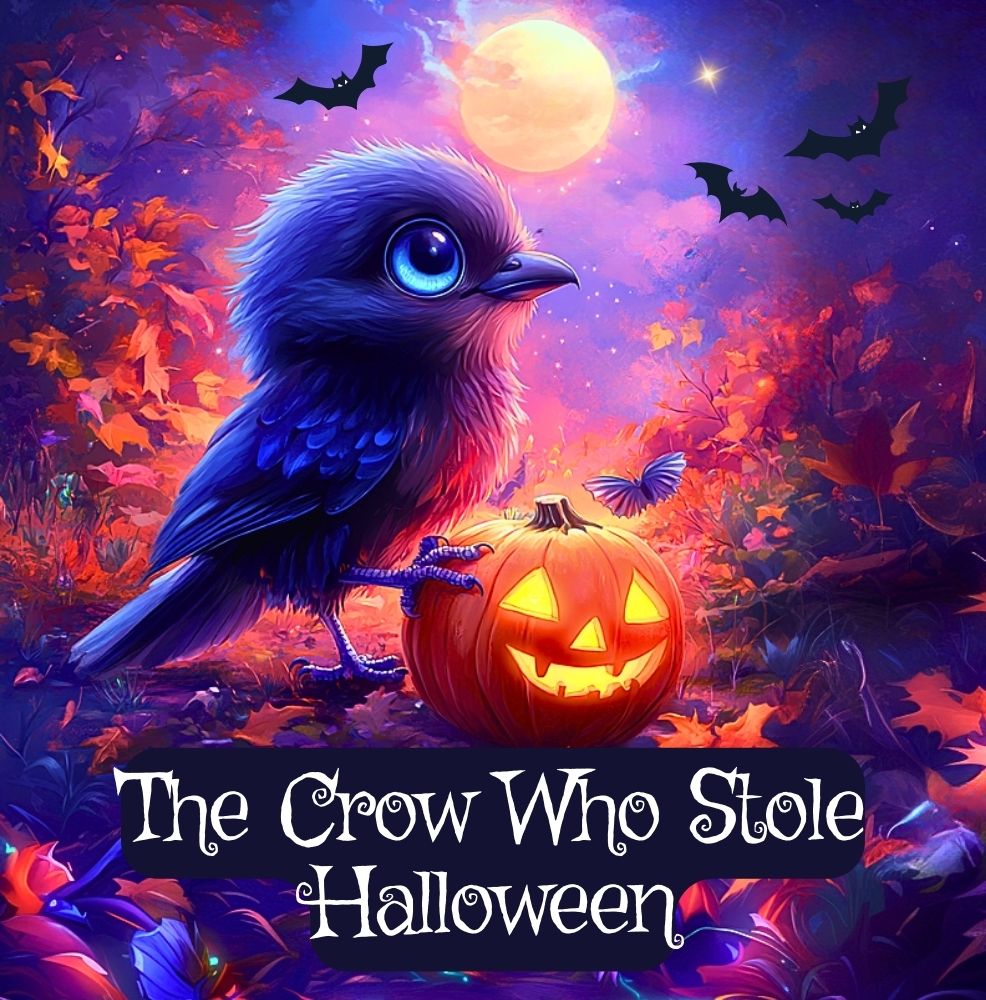 The Crow Who Stole Halloween (Paperback with Coloring Book)